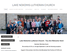 Tablet Screenshot of lakenokomischurch.org